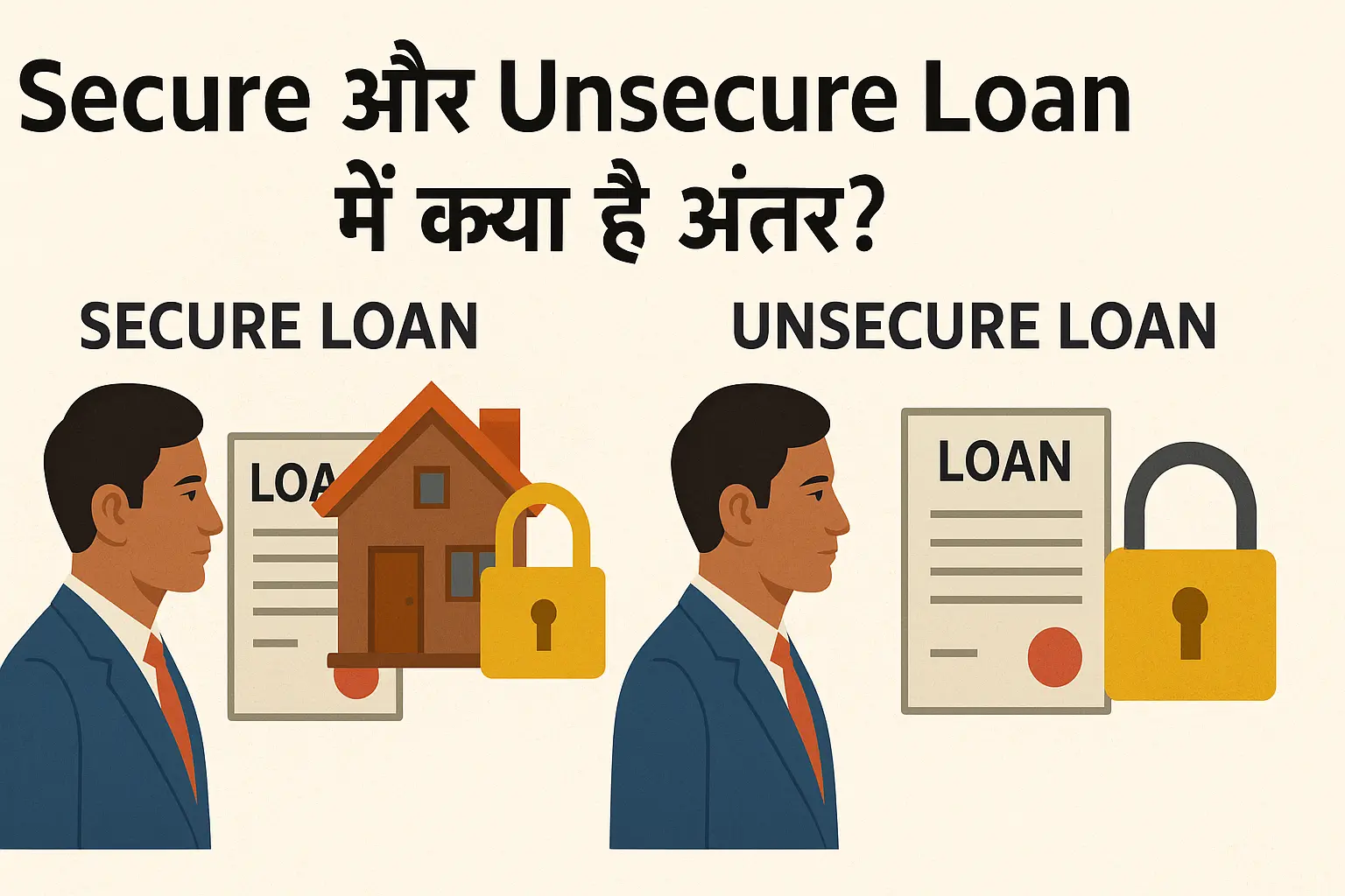 Secure और Unsecure Loan में क्या है अंतर? Difference between secure and unsecure loan